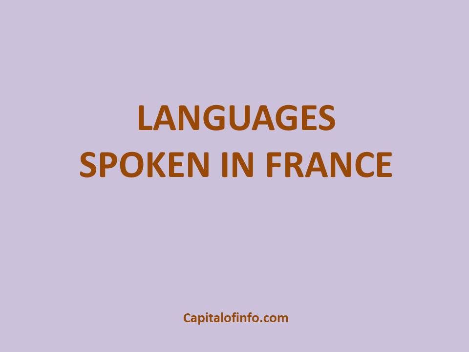 official language of France