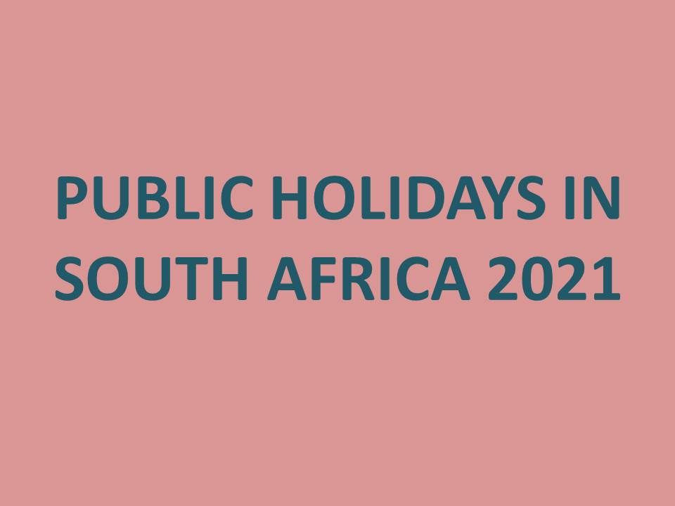 public holidays in south africa