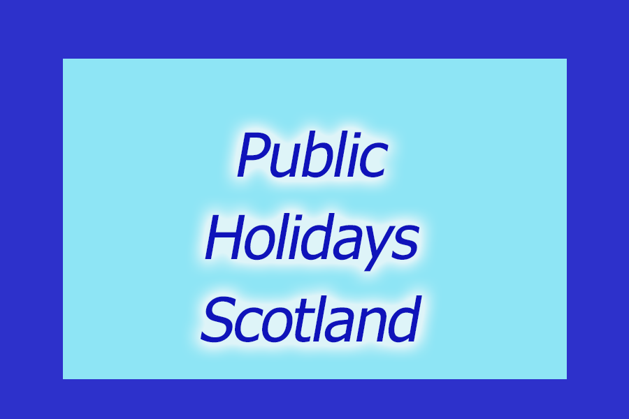 public holidays list Scotland